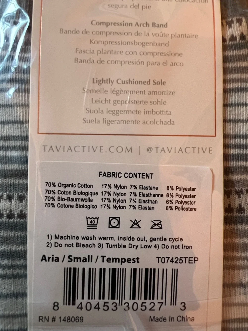 2 PAIRS - Tavi Aria Grip Socks - Picture 4 of 5